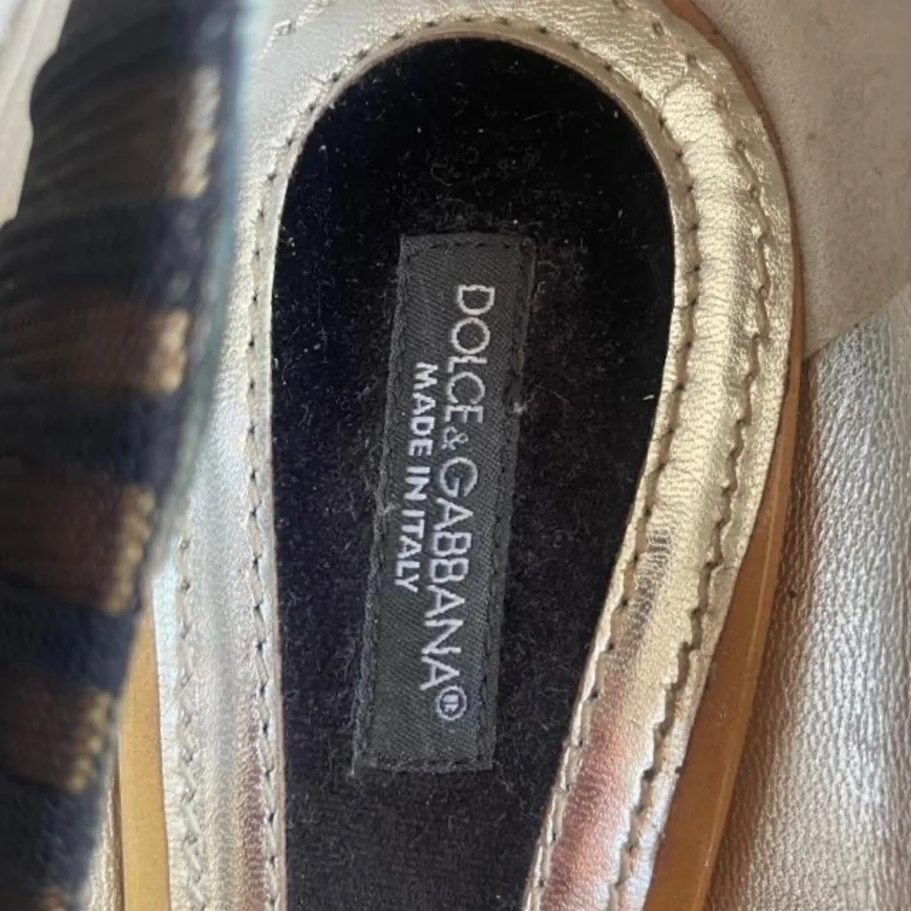 DOLCE & GABBANA Black Mesh Heels EUC - Picture 6 of 11